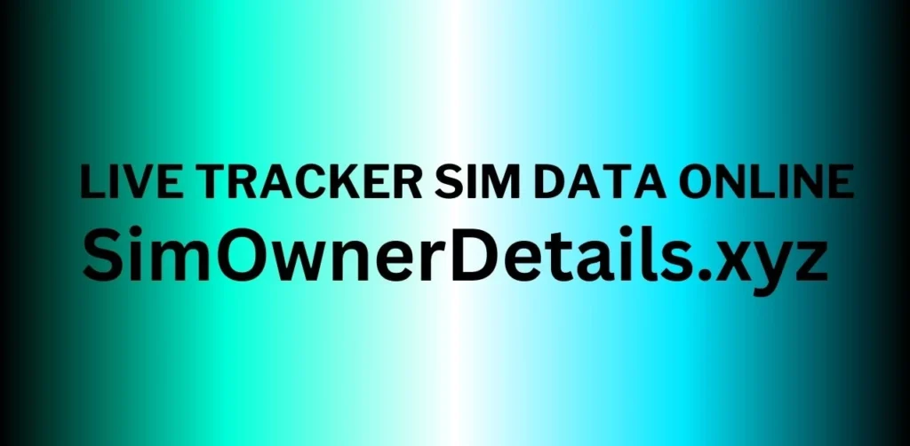 Live Tracker Sim Data Online